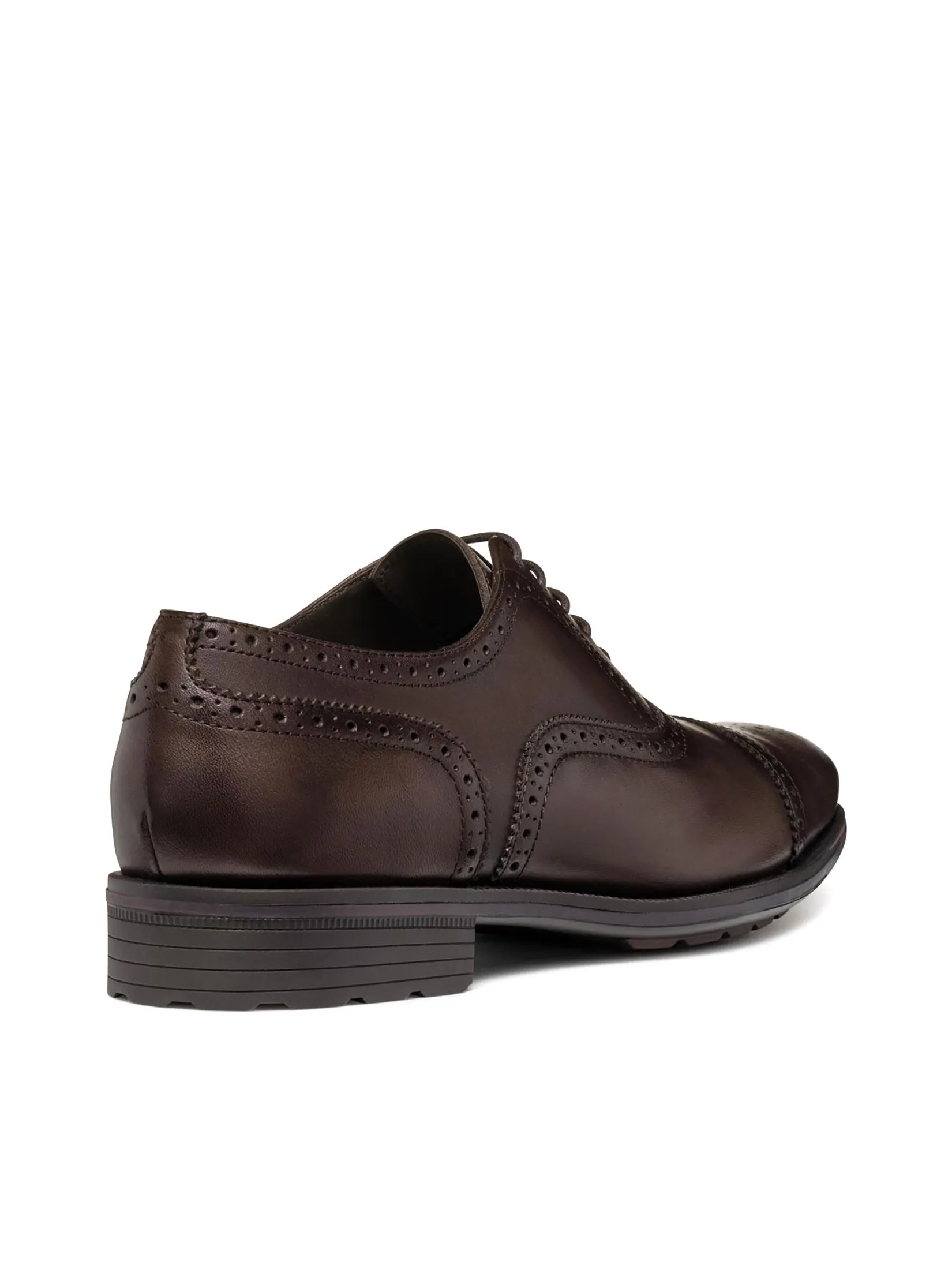 GEOX Men Leather Shoes U Walk Pleasure F