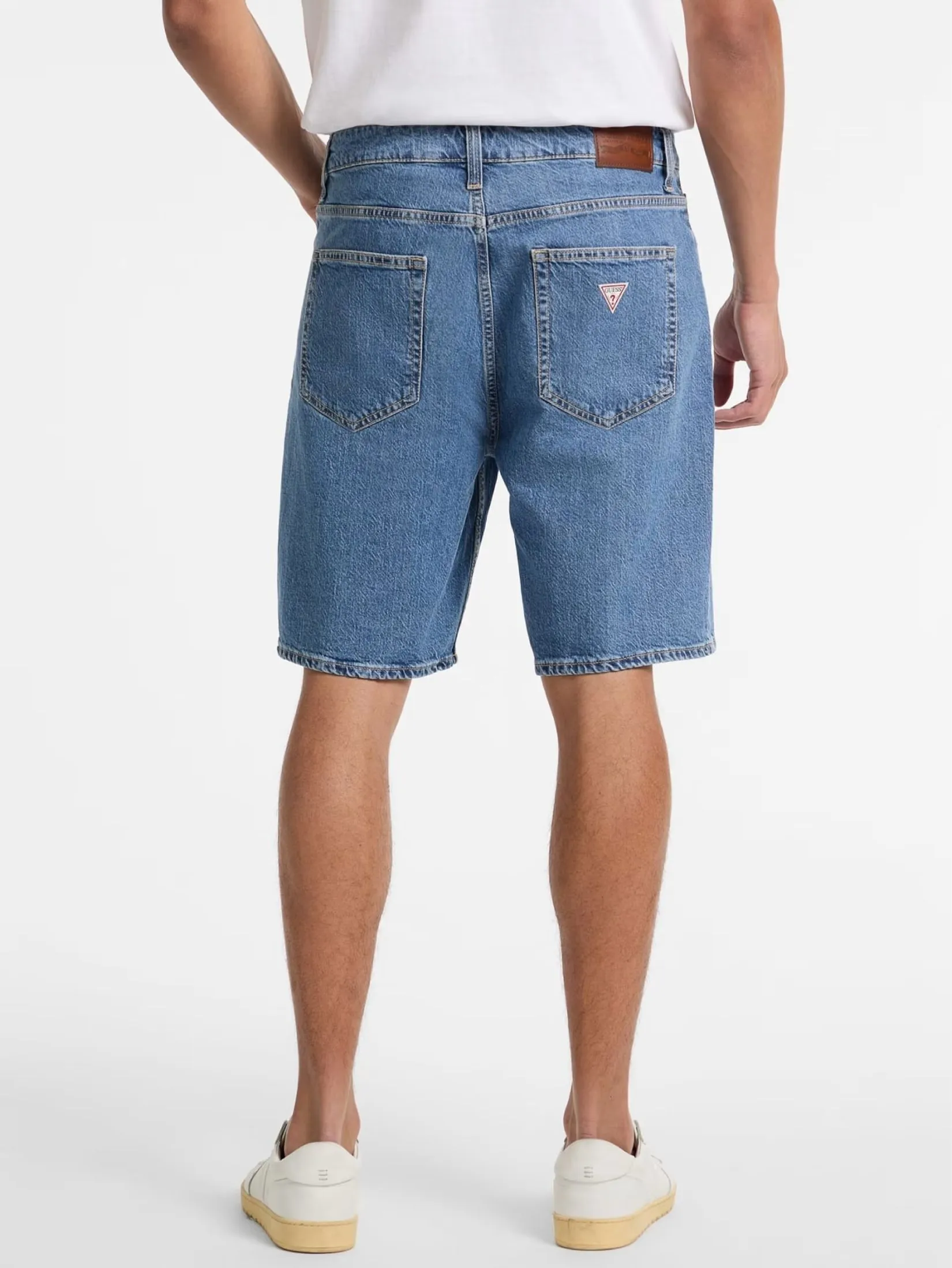 GUESS GUESS MEN  DENIM REGULAR SHORTS  M4YD37D5M54  -  Denim