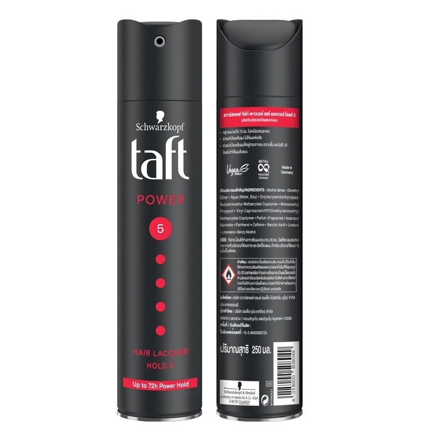 Taft Power Hair Lacquer Hold 5 250 Ml.