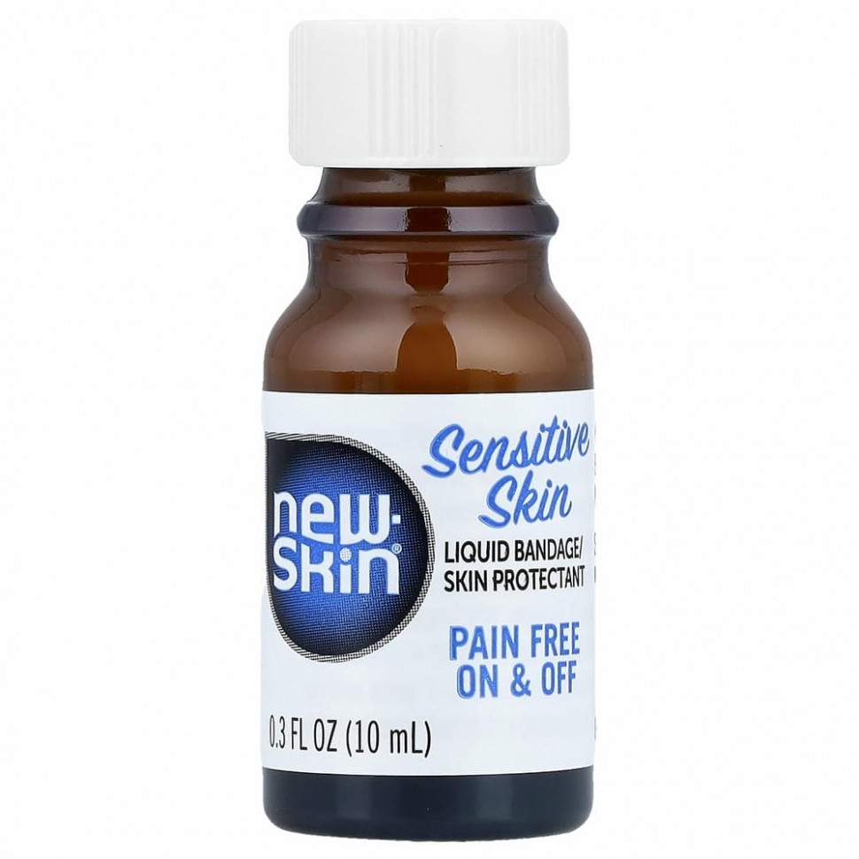 New Skin, Жидкая повязка / средство для защиты кожи, для чувствительной кожи, 10 мл (0,3 жидк. Унции)