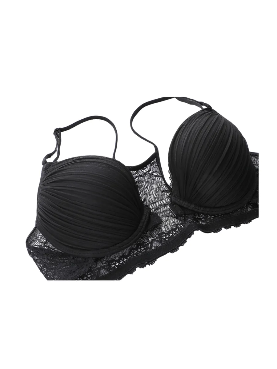 ELLE LINGERIE BRASSIERE FRONT HOOK BRA LB7540BL BLACK