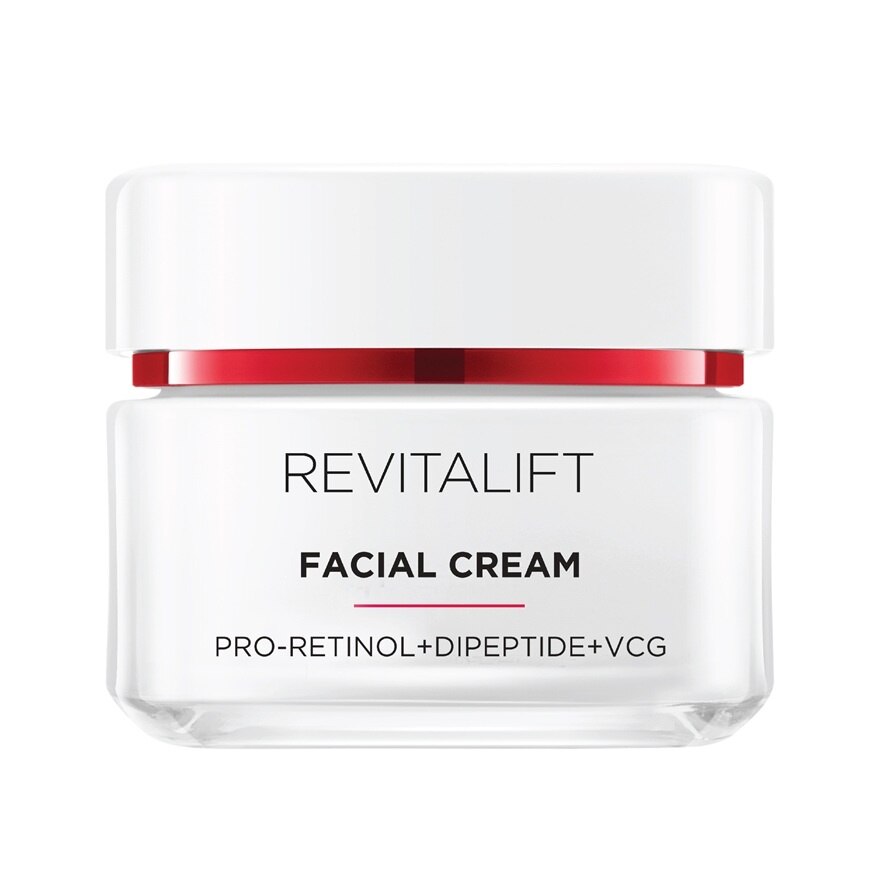 L'Oreal Paris Revitalift Advanced Anti-Wrinkle Firming Facial Day Cream 50 Ml. - White
