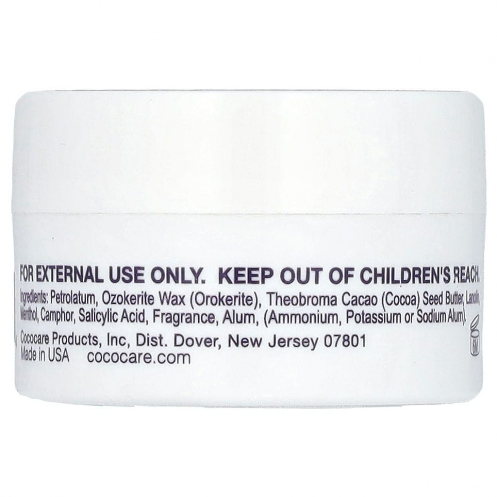 Cococare, средство для восстановления и кондиционирования сухих и потрескавшихся пяток, 11 г (0,5 унции)