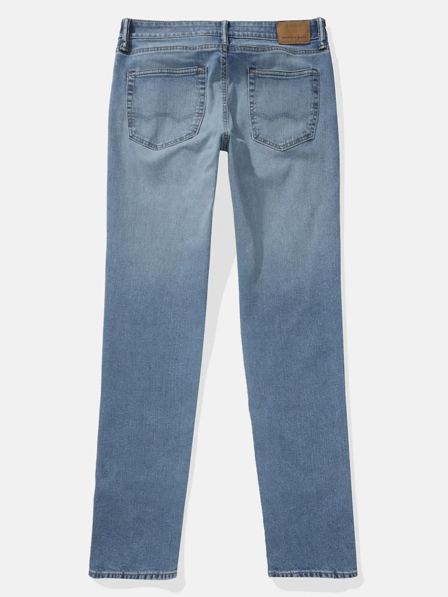 AMERICAN EAGLE MEN INTL EXCLUSIVE MEDIUM CLEAN SLIM STRAIGHT 947 MEDIUM INDIGO
