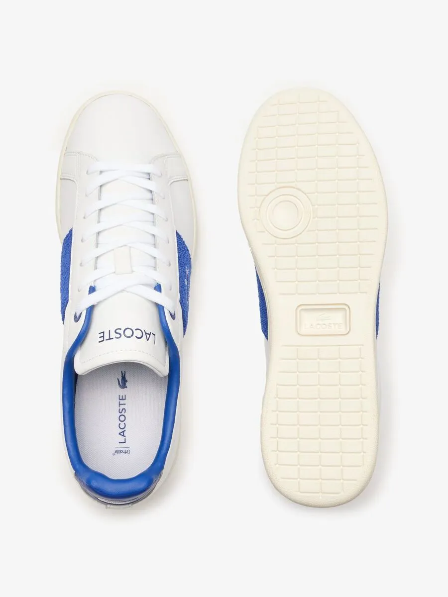 LACOSTE White Men’s Carnaby Pro Cgr Bar Leather Trainers