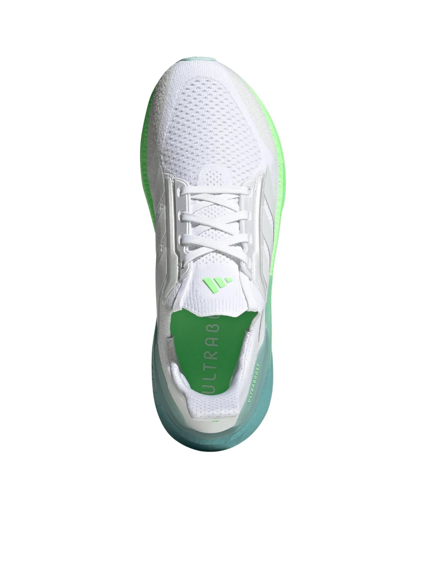 ADIDAS Men Running Shoes Ultraboost 5X JQ2919 Ftwr White / Dash Grey / Lime Burst