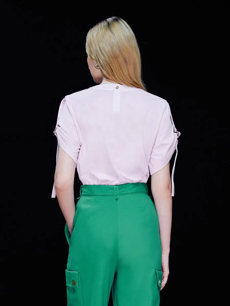 ASV (SS24) Braelyn D-ring Buckle Women Tee Lavender