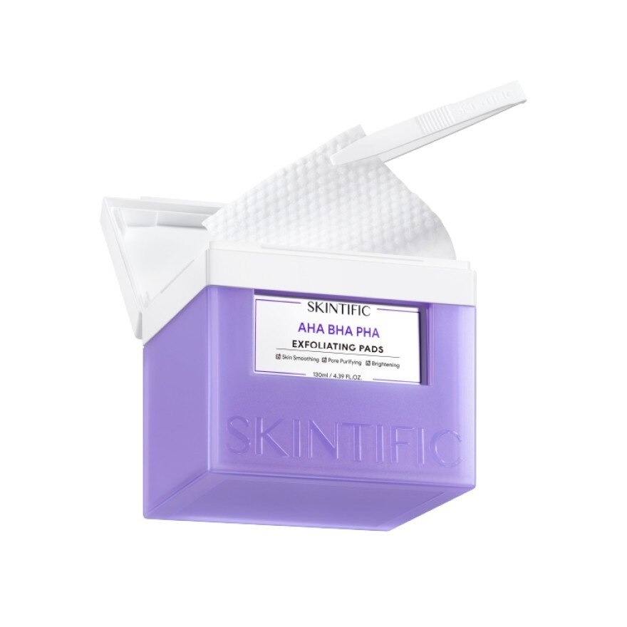 Skintific AHA BHA PHA Exfoliating Pads 130 ml.