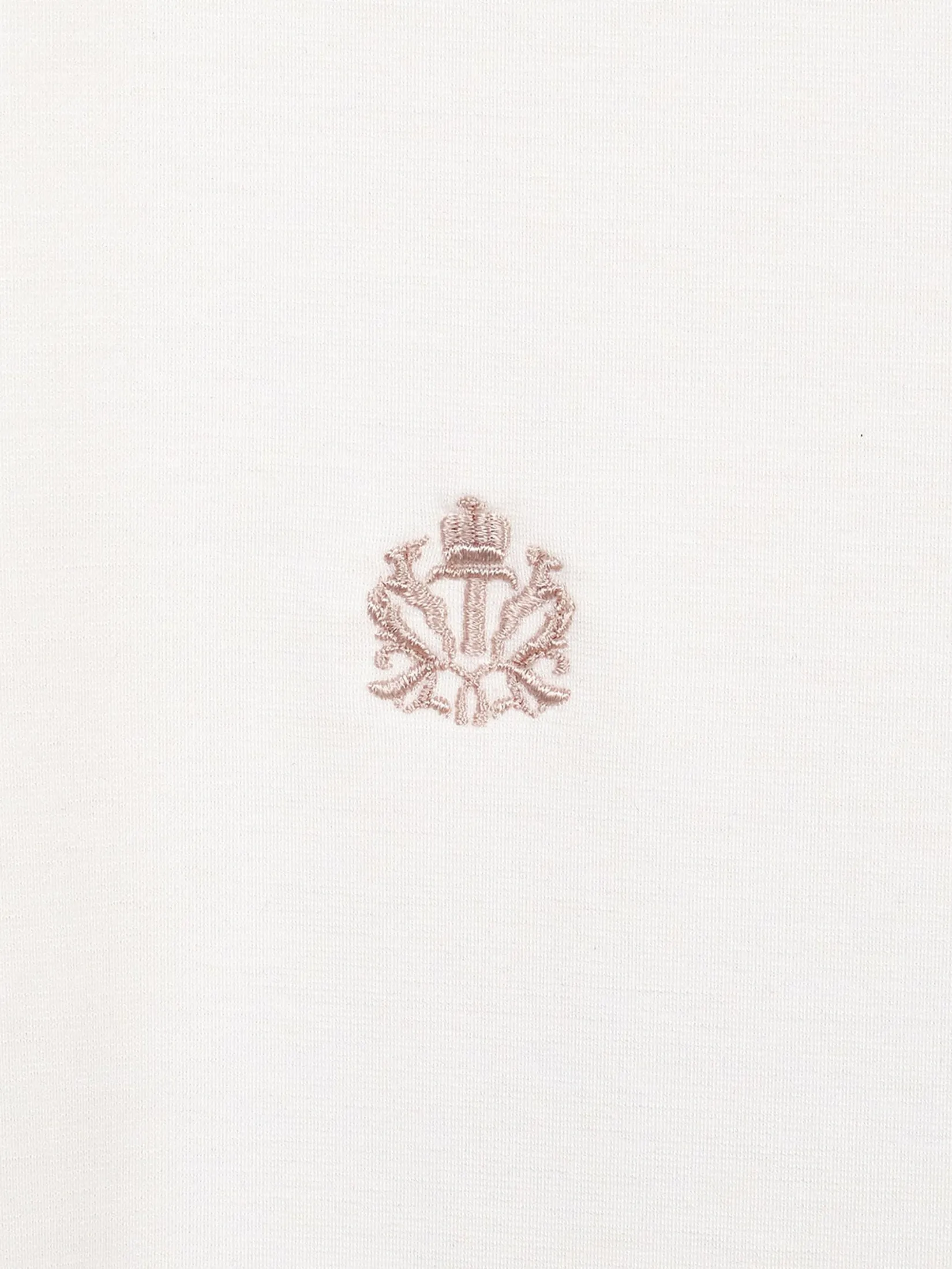 TAKEO KIKUCHI MEN WHITE  ECO SMOOTH AND SILKY BUSINESS POLO SHIRT