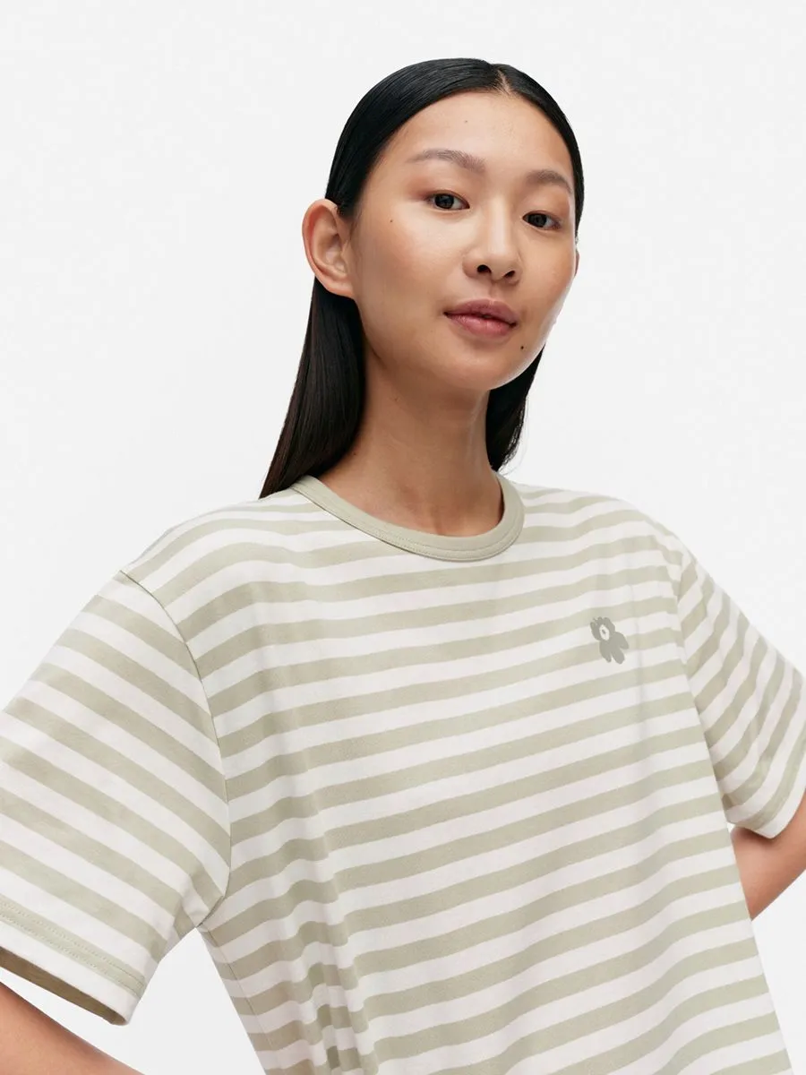 MARIMEKKO GREEN WOMAN TASARAITA OVERSIZED DRESS