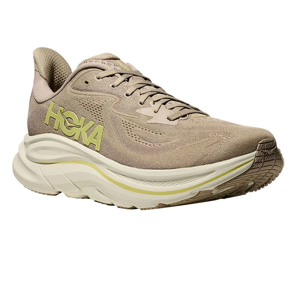 HOKA Clifton 10 Wide Men Running Shoes Cream - HO229SH160ELTH