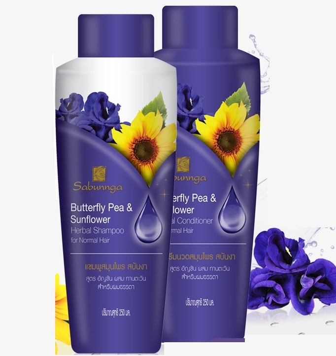 Шампунь для нормальных волос с мотыльковым горошком Sabunnga 250 мл
