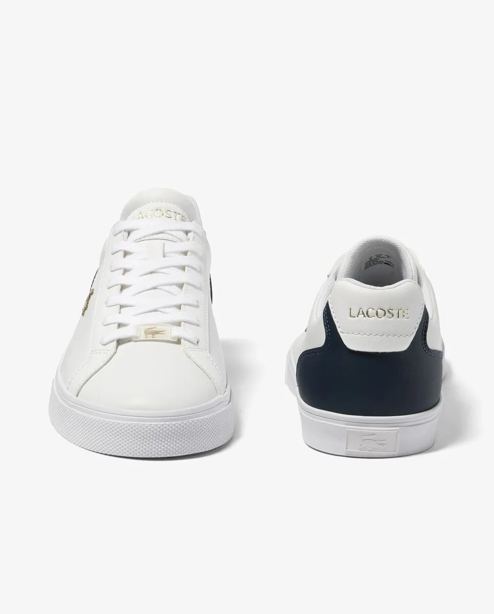 LACOSTE White Men’s Lacoste Lerond Pro Leather Trainers