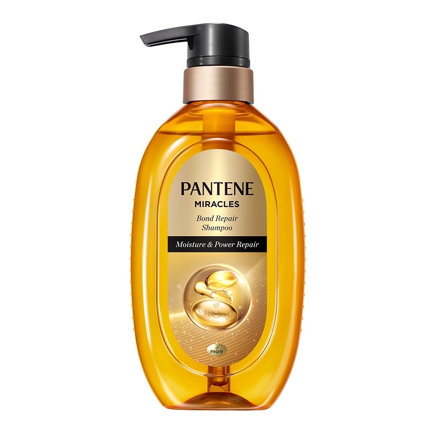 Pantene Shampoo Miracles Bond Repair Moisture  Power Repair 440 G. - Yellow