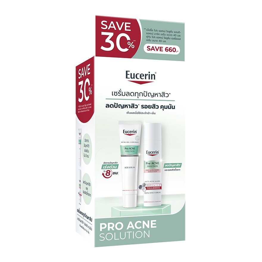 Eucerin Anti-Acne Mark 40 ml. + SOS Serum 40 ml.