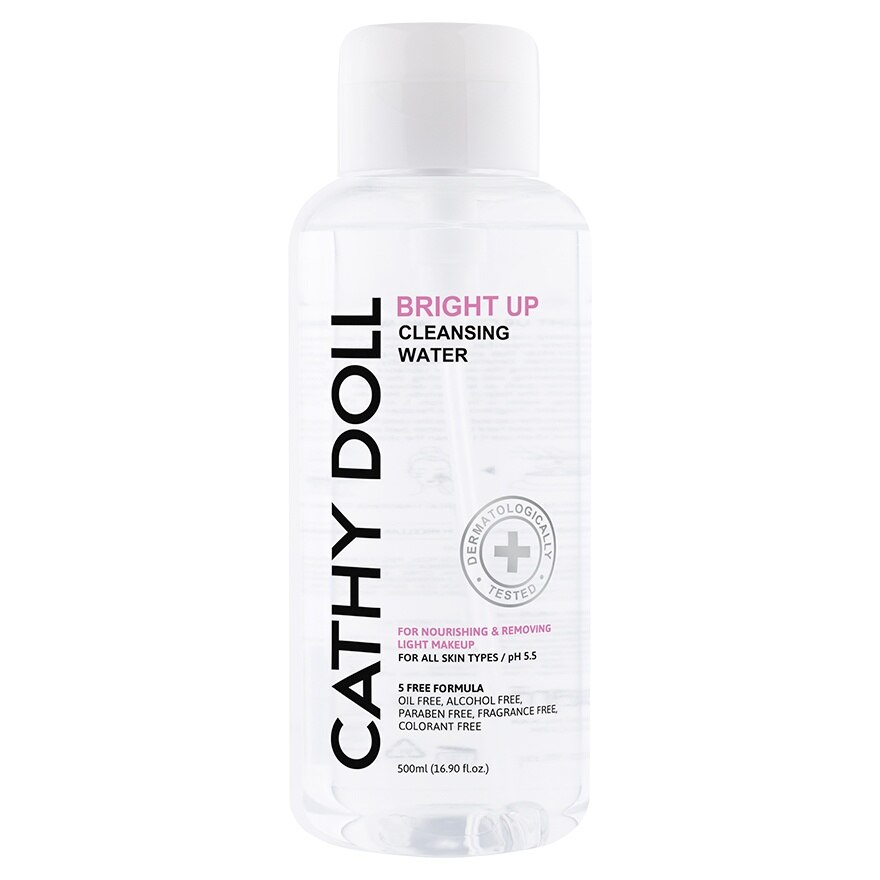 Cathy Doll Cleansing Water Bright Up 500 Ml. - White