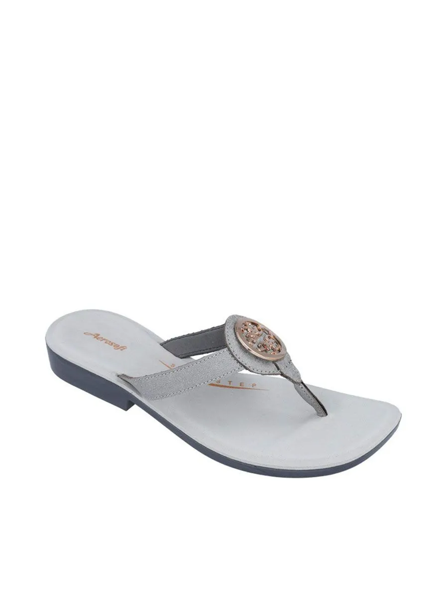 AEROSOFT Flip Flop FW8064 silver