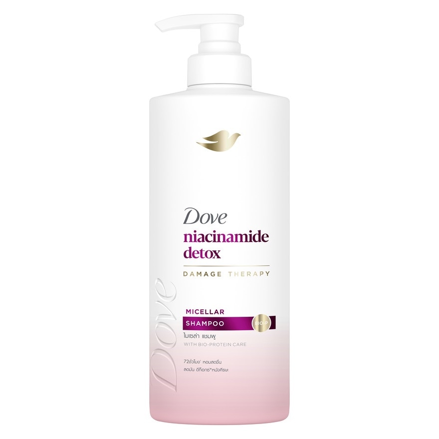 Dove Shampoo Niacinamide Detox Micellar 380 Ml.