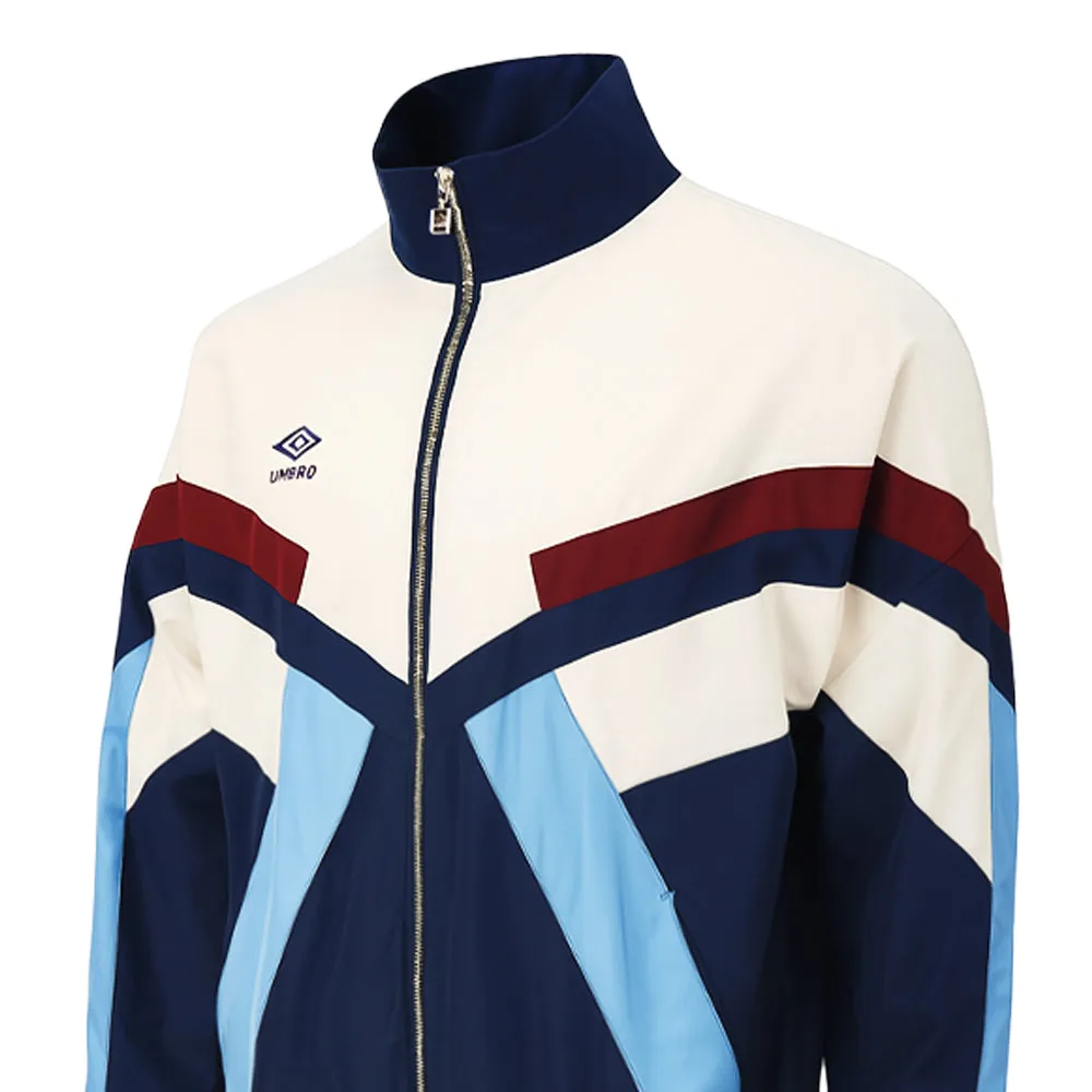 UMBRO Relaxed Track Men Football Jacket White - UM126AP281EOTH