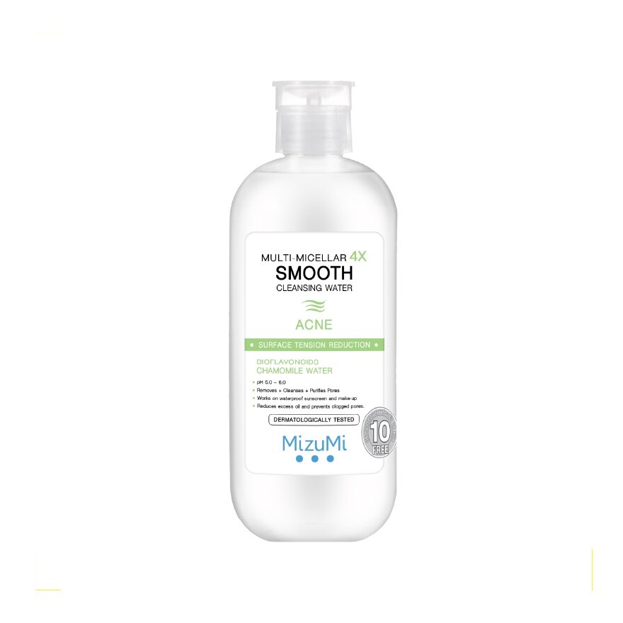 MizuMi Multi-Micellar 4X Smooth Cleansing Water Acne 500 ml.
