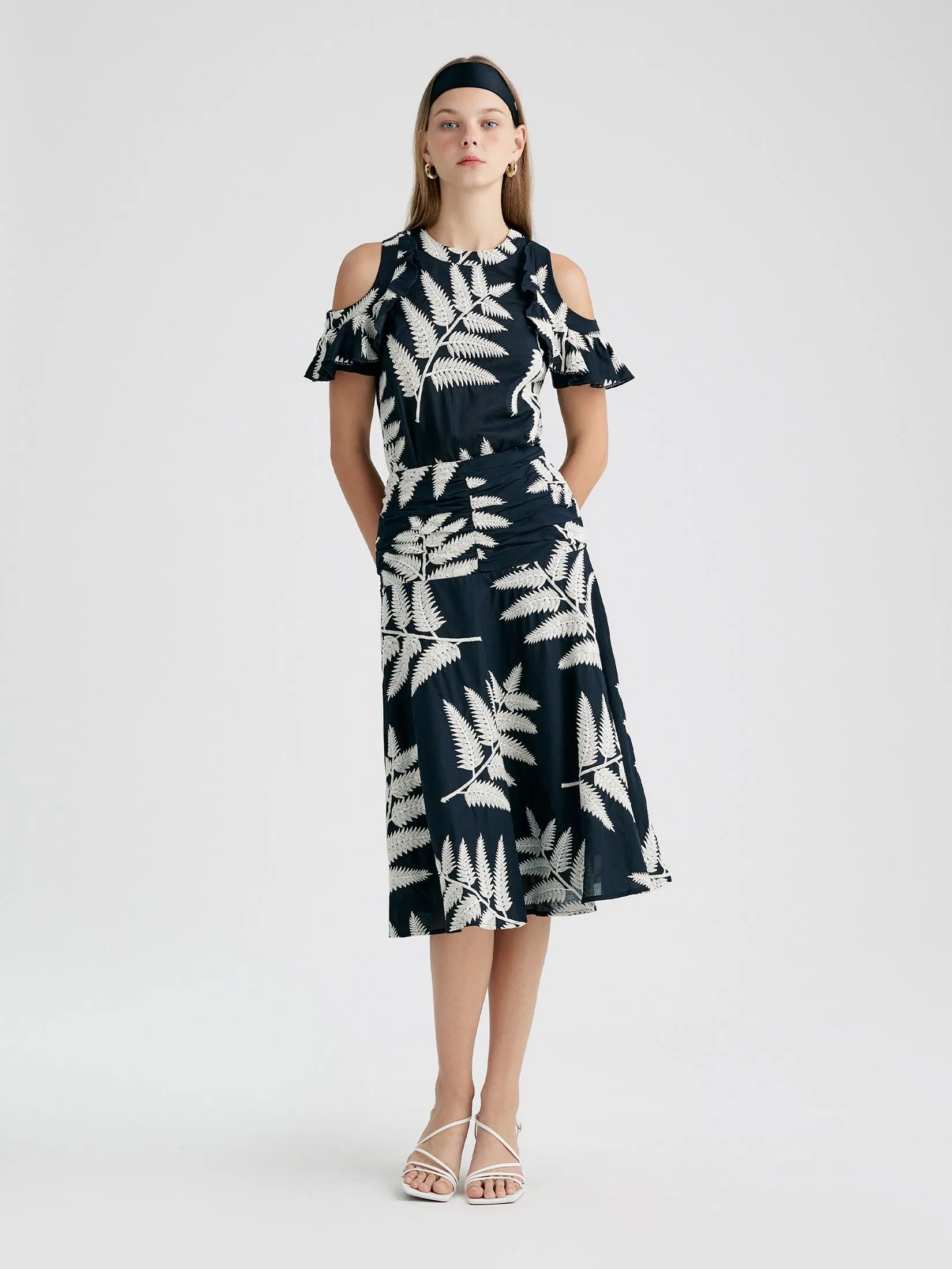 ASV (AW24)Tropicana Ruched Women Skirt Black