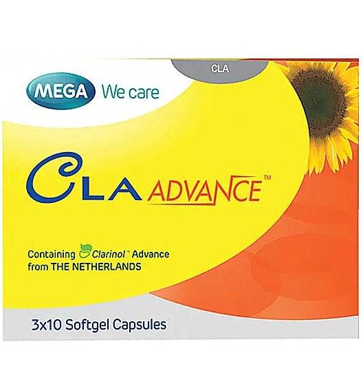 Конъюгированная Линолевая Кислота CLA 1000 mg Mega 30 капсул