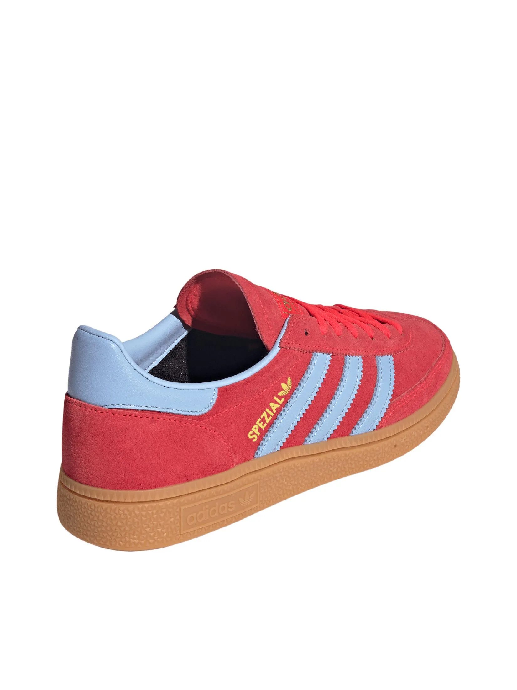 ADIDAS Women Sneakers Handball Spezial JR3607 Red / Lucid Red / Gum 1 / Glow Blue
