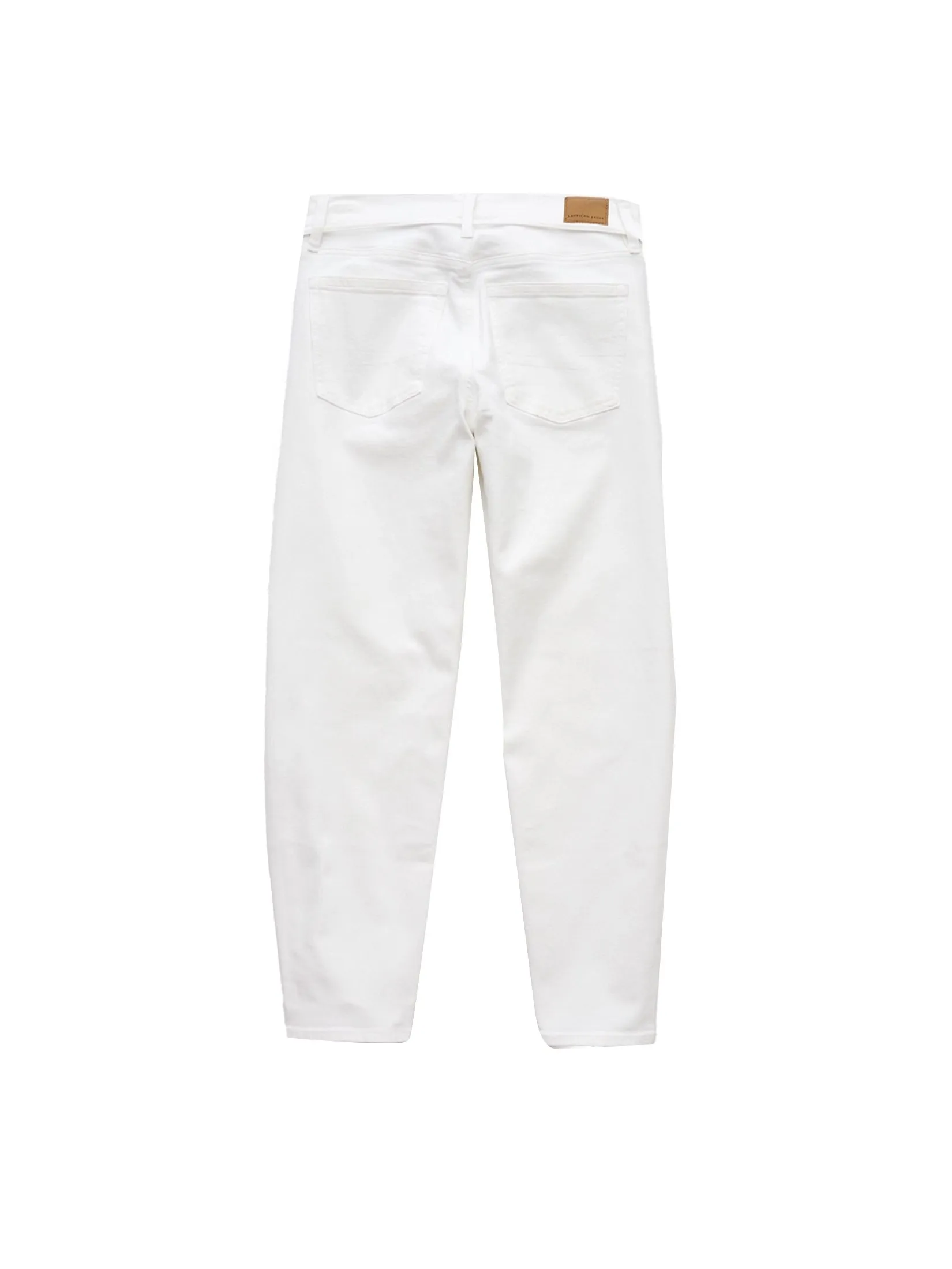 AMERICAN EAGLE WOMEN BARREL JEANS 134 COOL WHITE