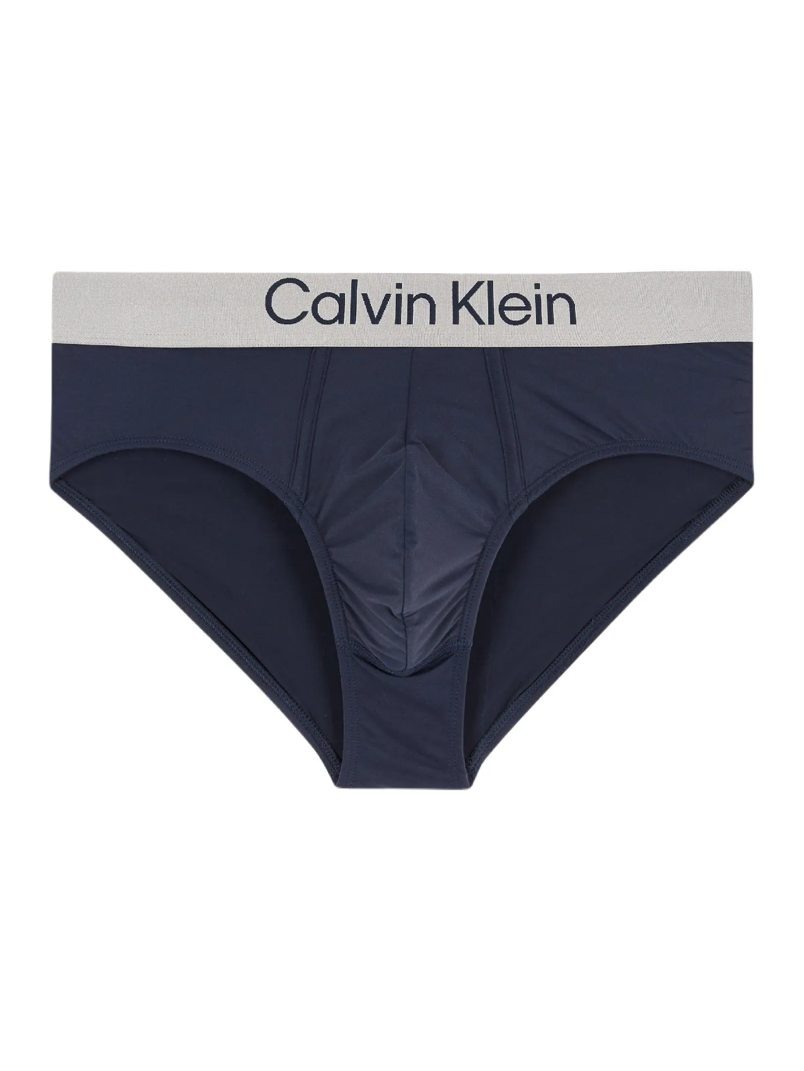 CALVIN KLEIN Men's Brushed Micro Jersey Hip Brief Navy Blue