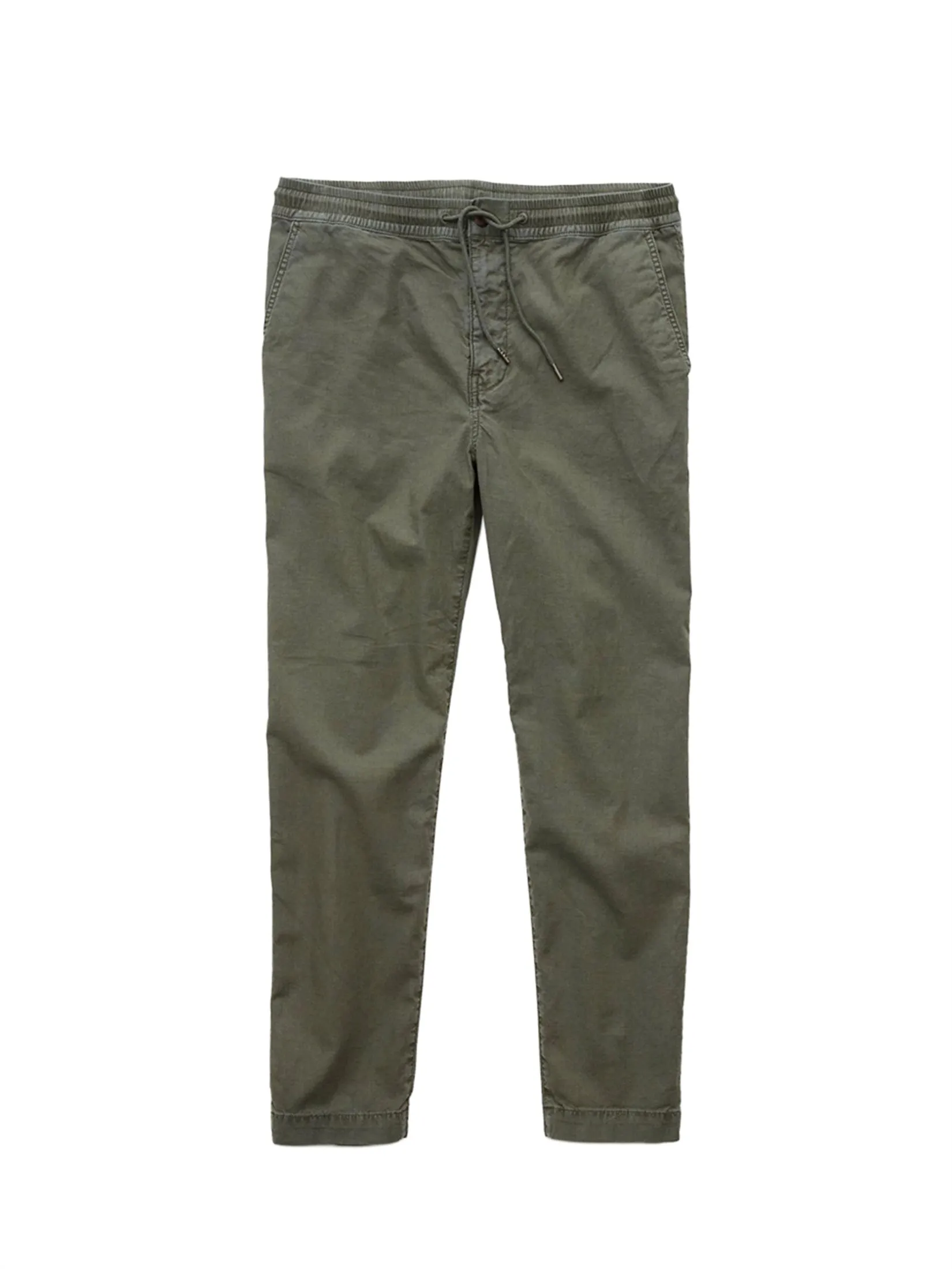 AMERICAN EAGLE MEN 5062 ATHLETIC EASY PANT LINEN PANTS 309 OLIVE