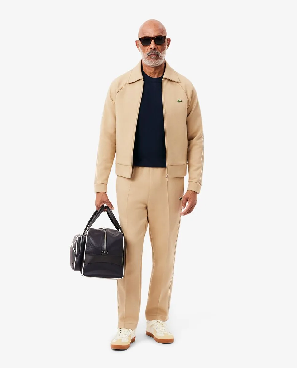 LACOSTE Cotton T-Shirt With Breast Pocket Blue