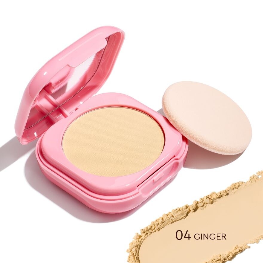 Glad2Glow Perfect Blurring Powder Foundation 04 Ginger 8.5 G.