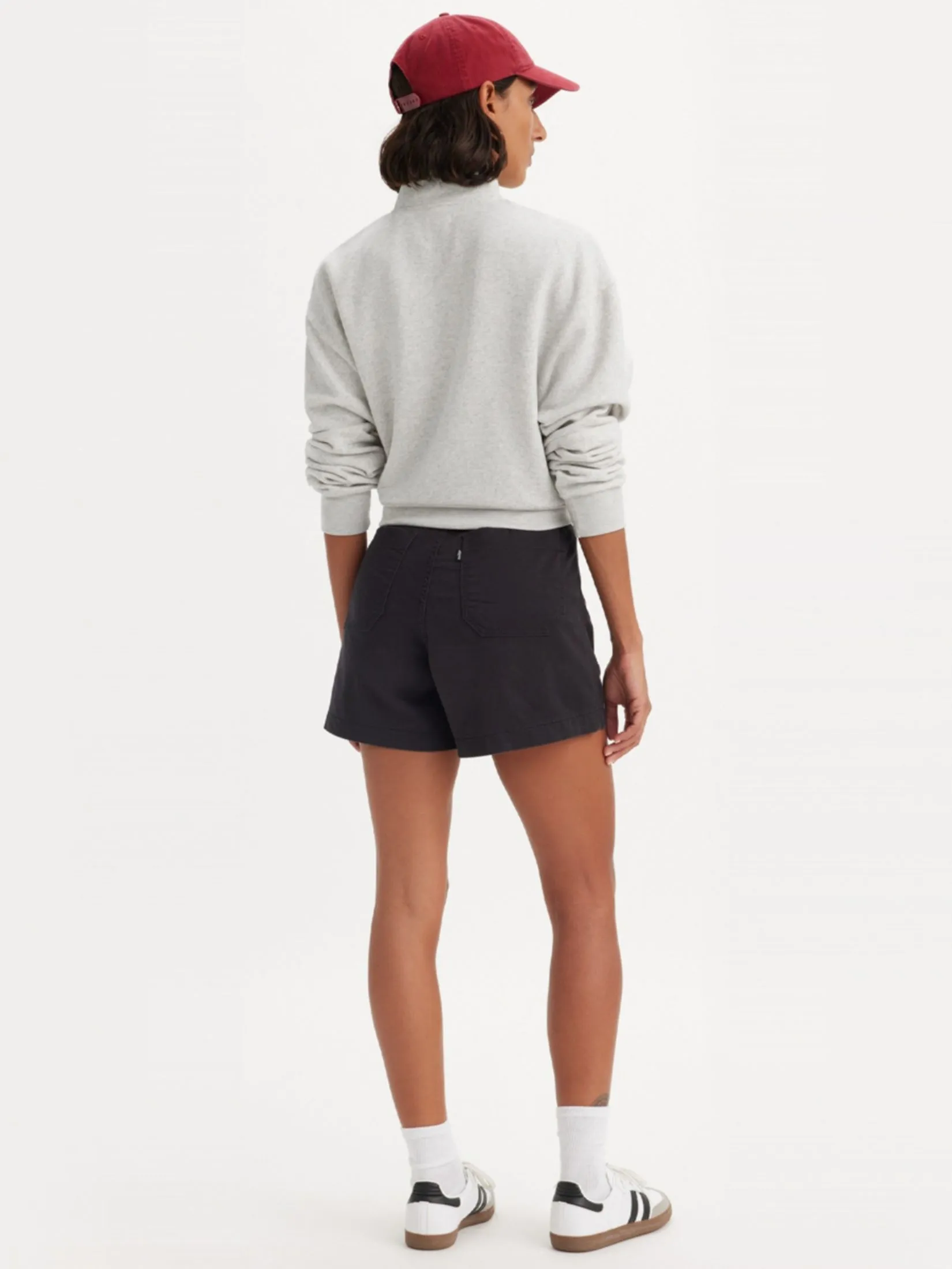 LEVI'S Women's Utility Shorts Black