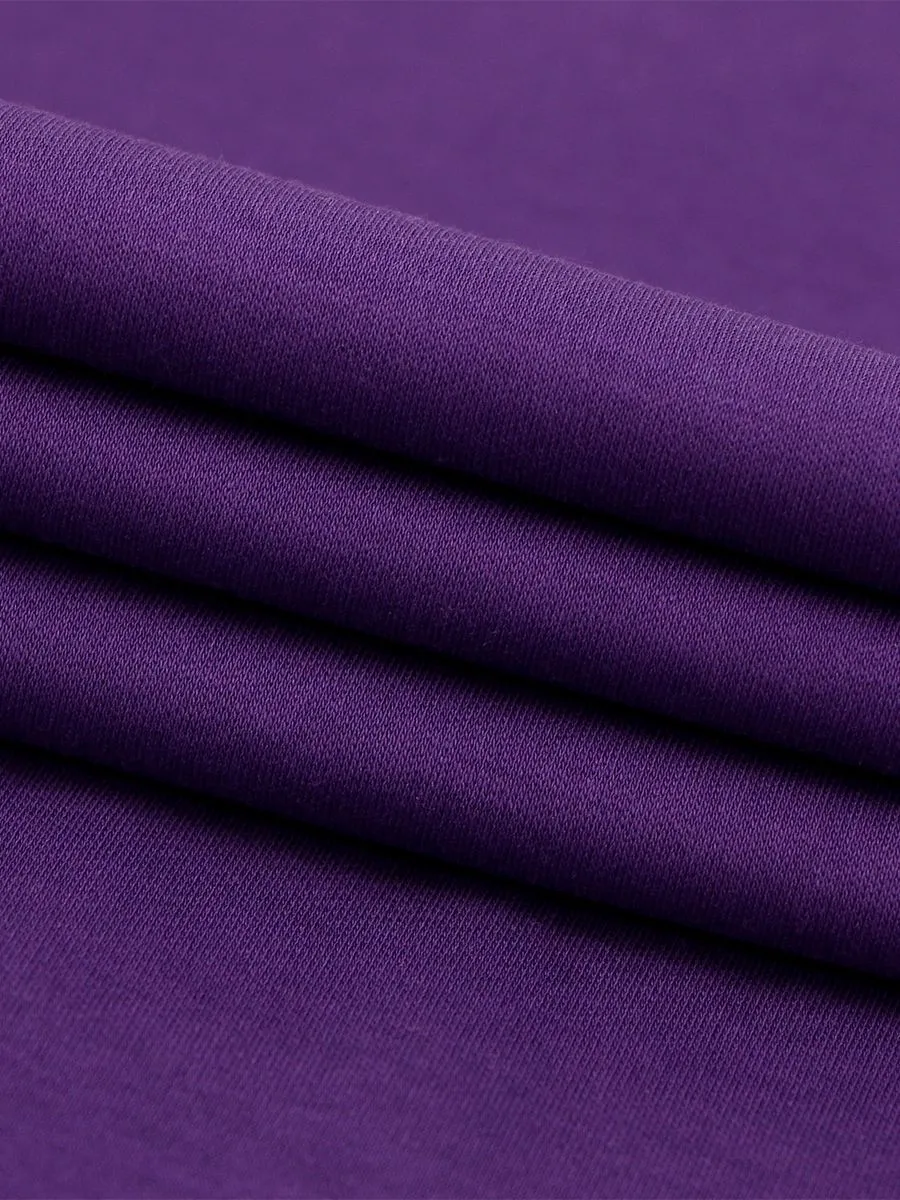 GIORDANO Women's Slim Fit Interlock Polo (Liquid Touch) Plum Purple