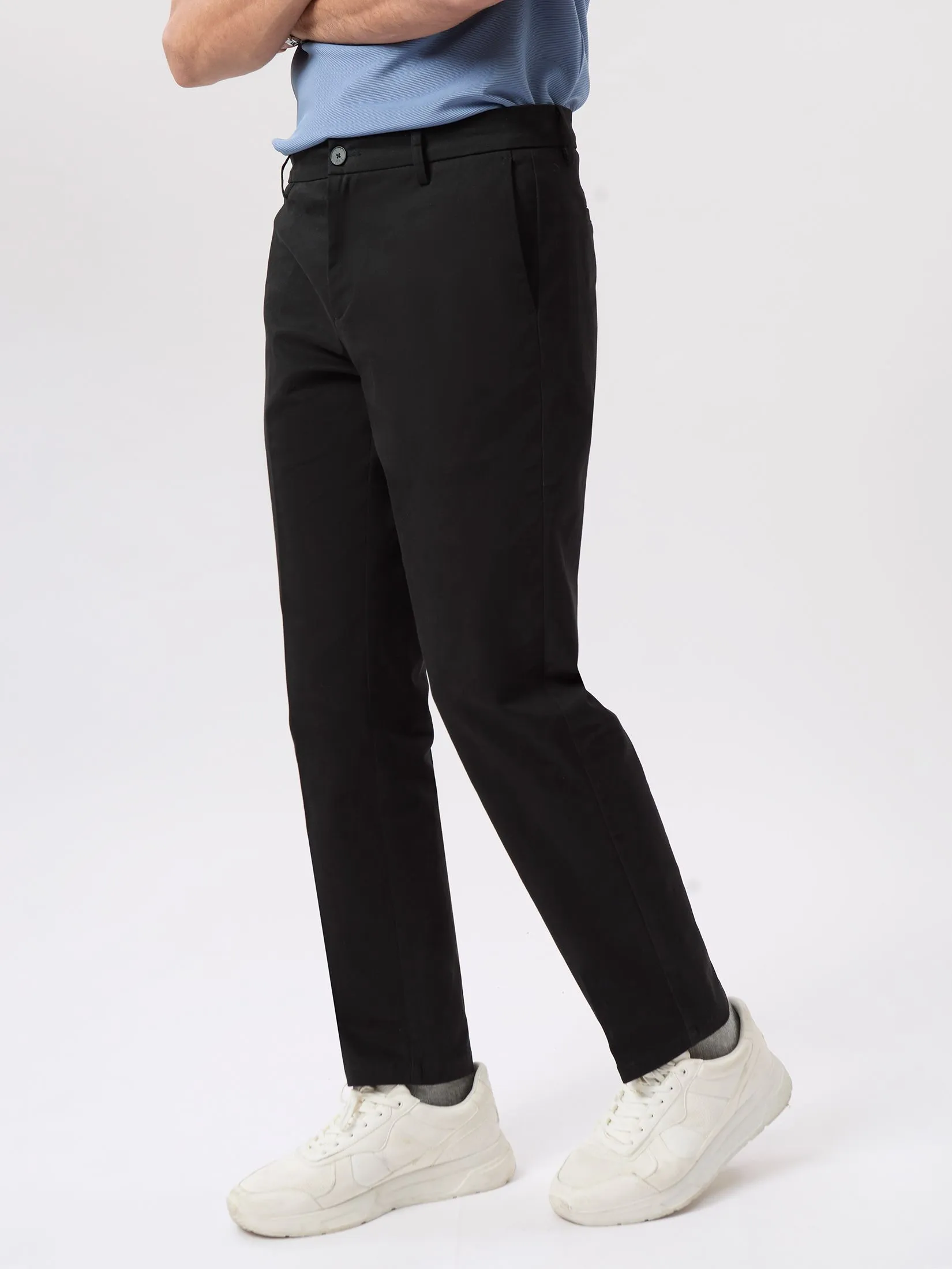 LTD Slim Fit Chino Pants Men Black