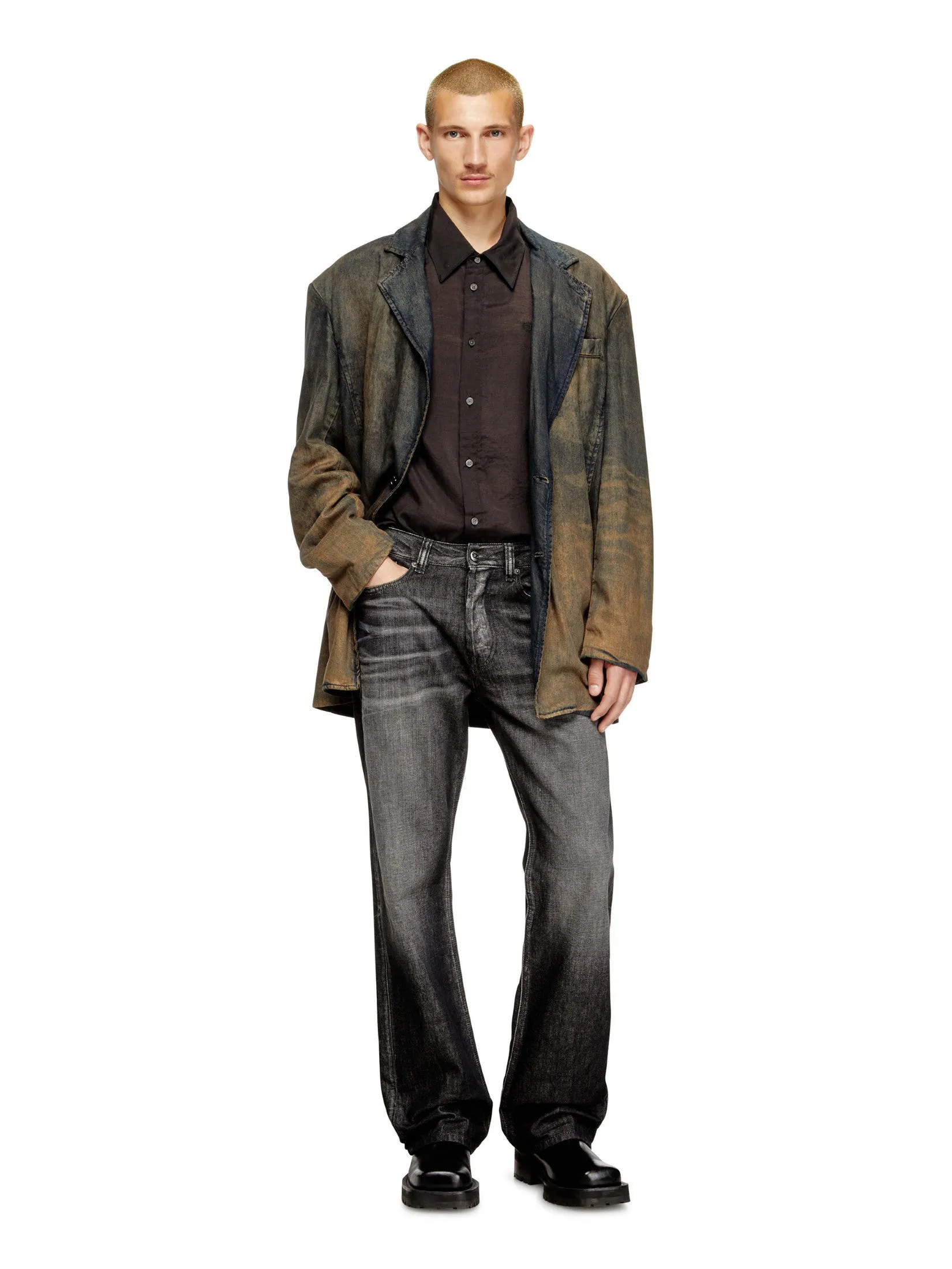 DIESEL Jeans Pants Men 1980 D-EEPER L.30 TROUSERS Black