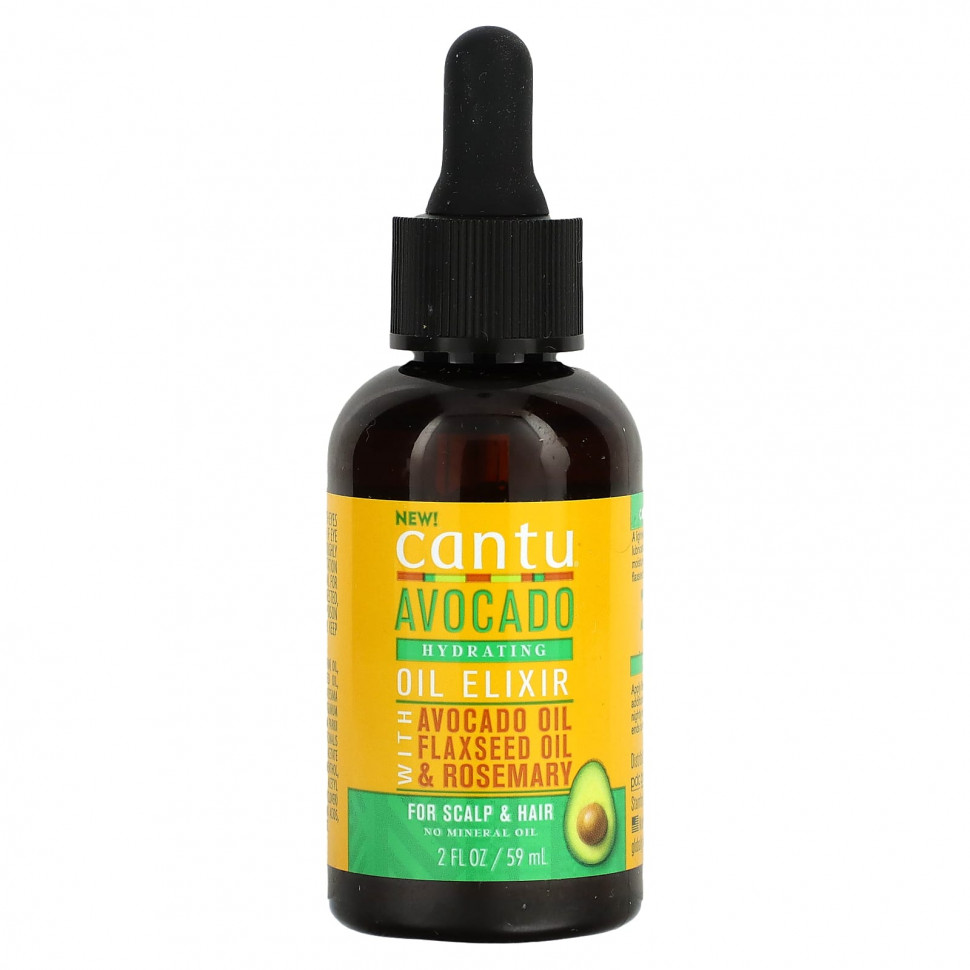 Cantu, Масло для волос с авокадо Elixir, 59 мл (2 жидк. Унции)