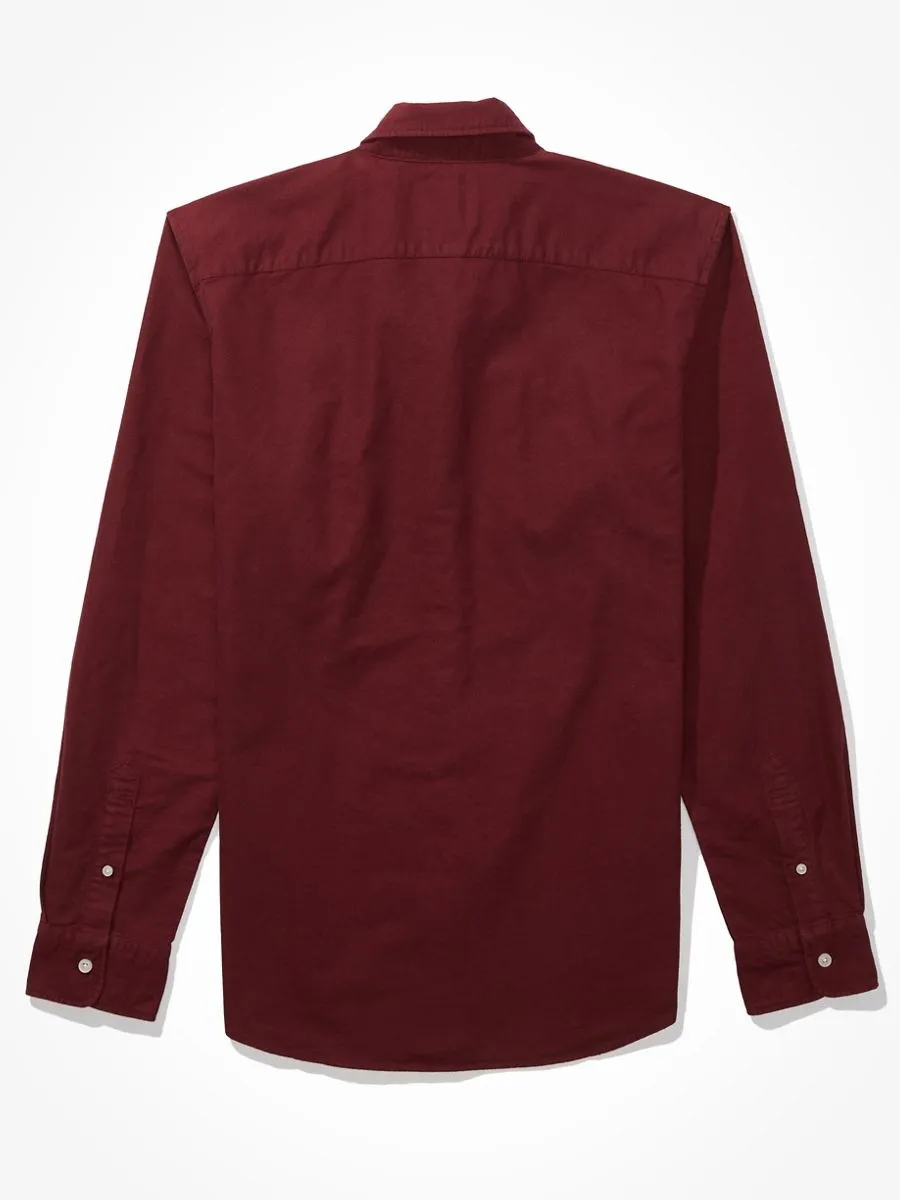 AMERICAN EAGLE MEN 2100 INT SF BTD PC DYE OXFORD W EAGLE 613 BURGUNDY