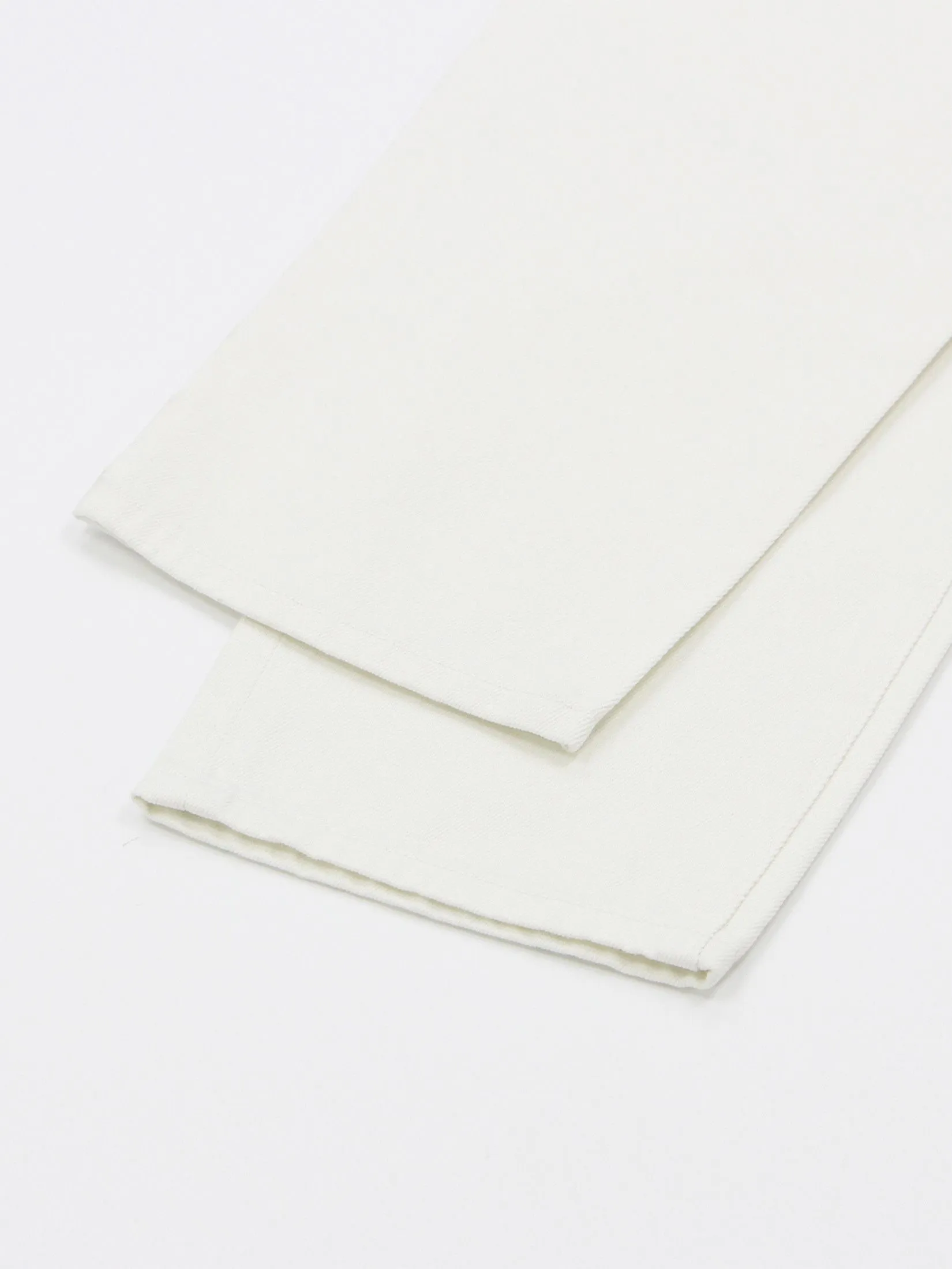 GIORDANO Men's Relaxed Denim Jeans (180° Elastic Waist) White Denim