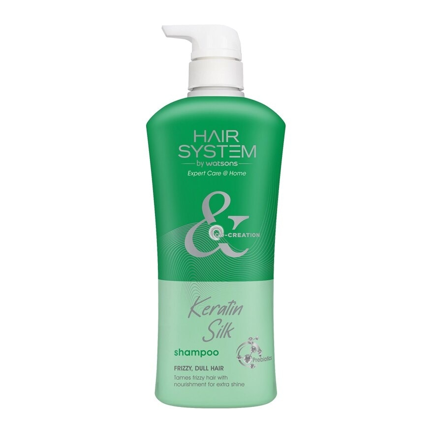 Hair System By Watsons Keratin Silk Shampoo 500ml.