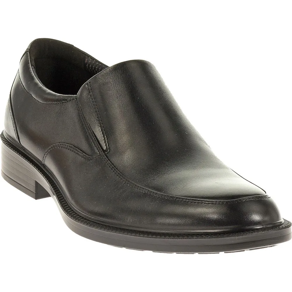 HUSH PUPPIES Men's Shoes Model IRVING BANKER HP IHDFB0342A - BLACK Dress Shoes Slip-ons