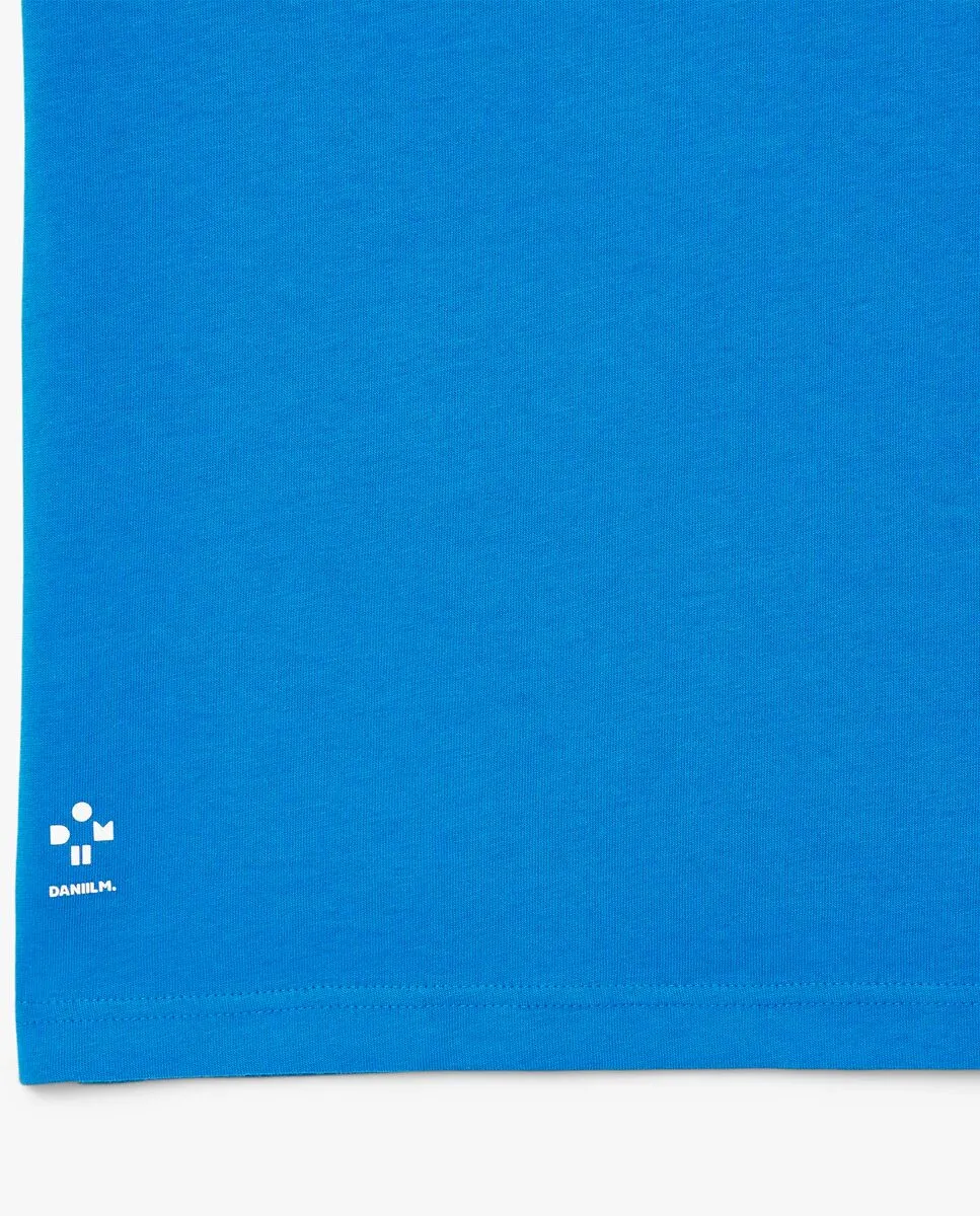 LACOSTE Lacoste Tennis x Daniil Medvedev T-Shirt Blue