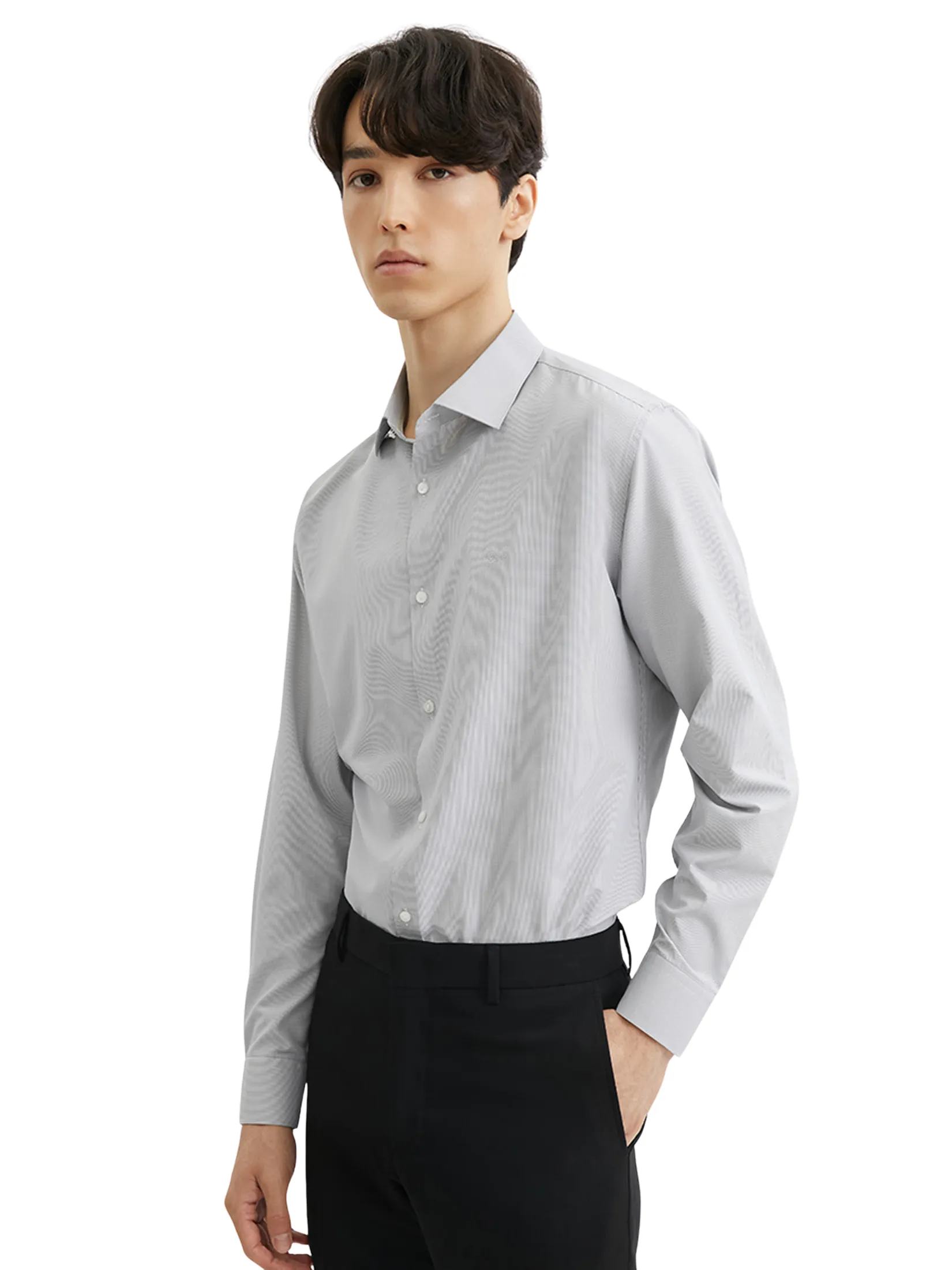 DAPPER Men EASY CARE Plaid Regular Fit Shirt Black