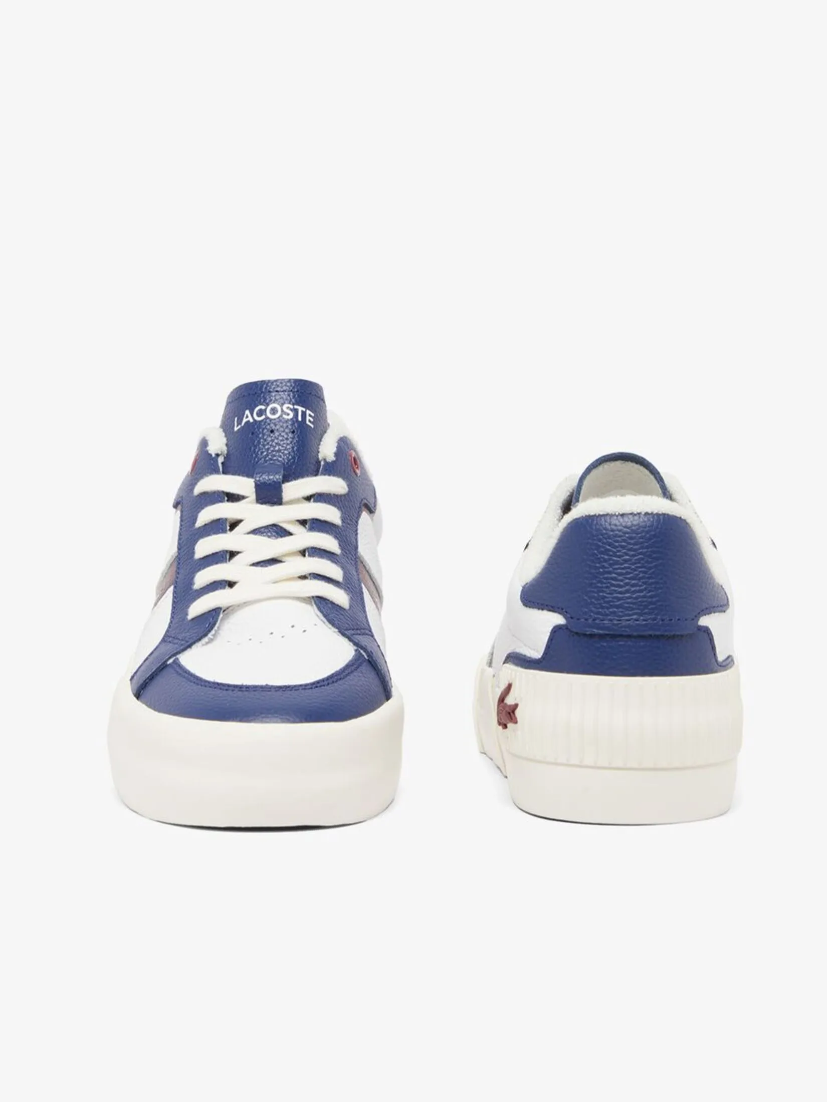 LACOSTE Men’s L004 Leather Sneakers Blue