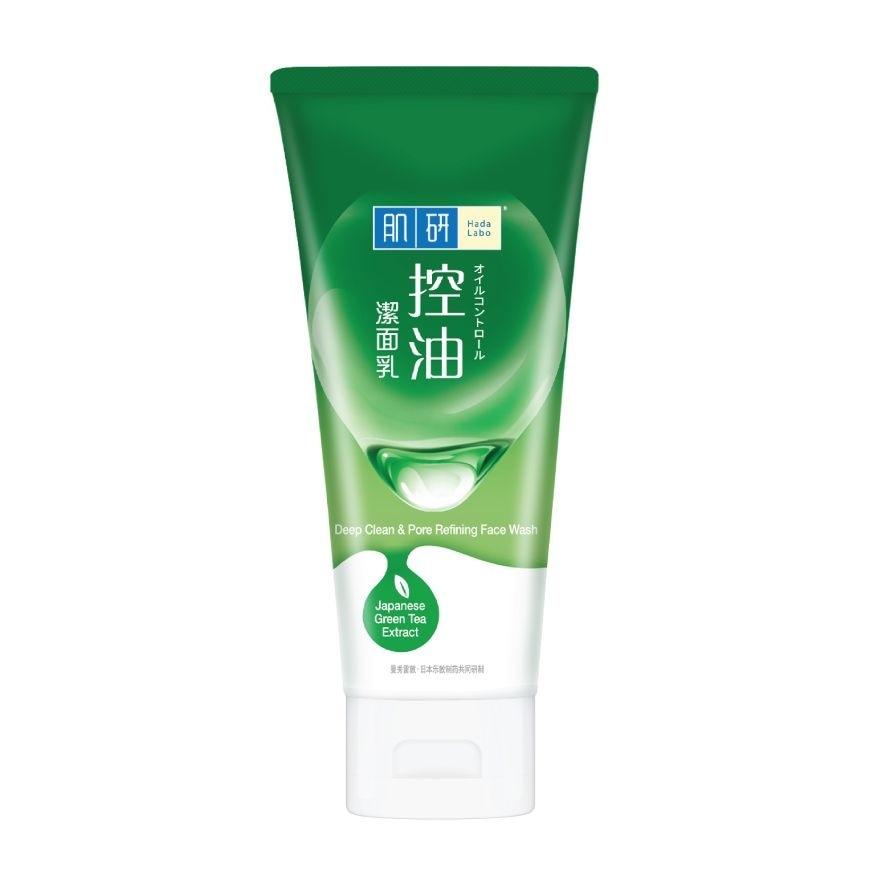 Hada Labo Face Wash Deep Clean  Pore Refining 100 G. - Green