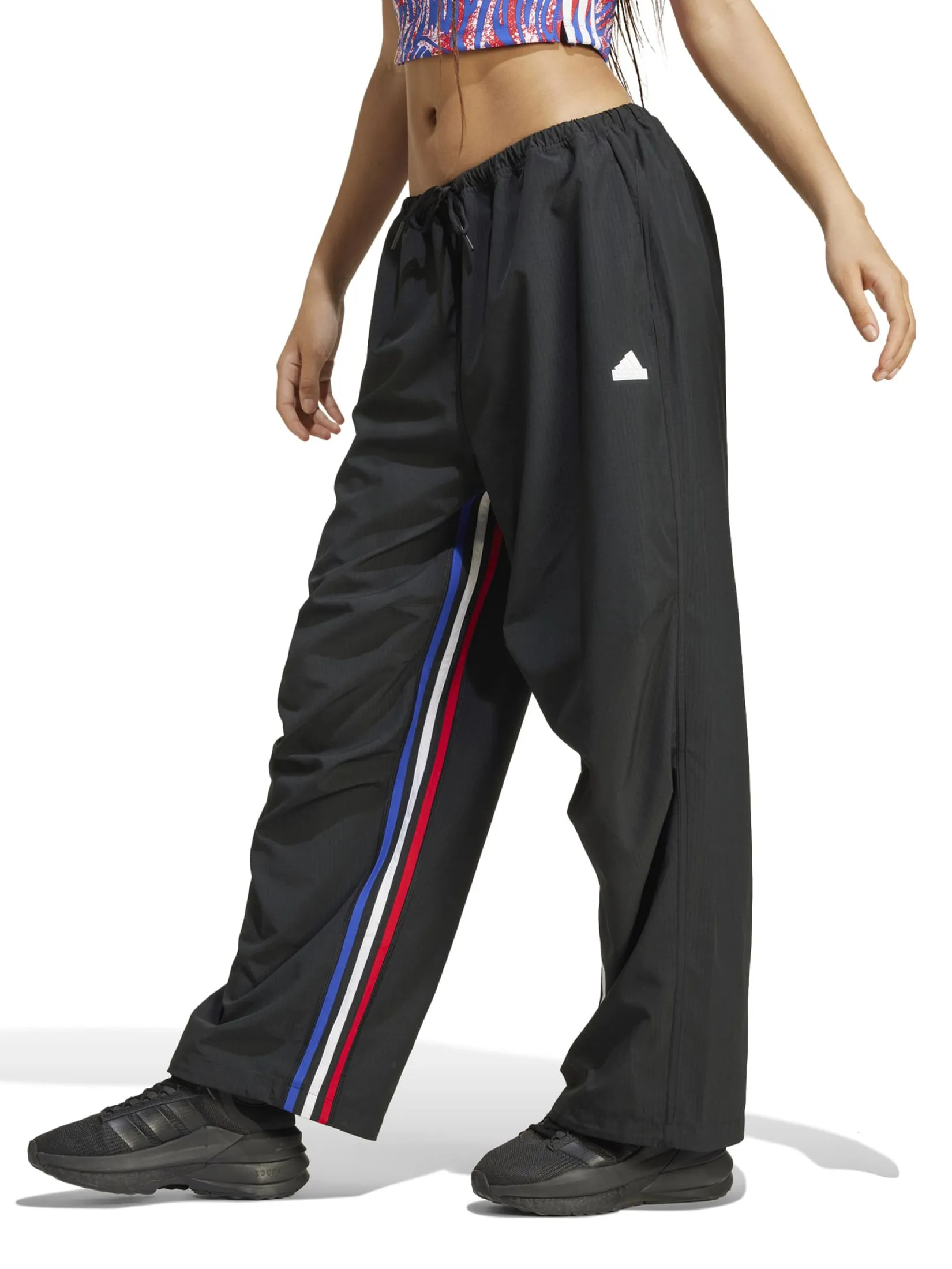 ADIDAS Women Track Tracksuit Bottoms Express All Gender Breaking IX3737 Black