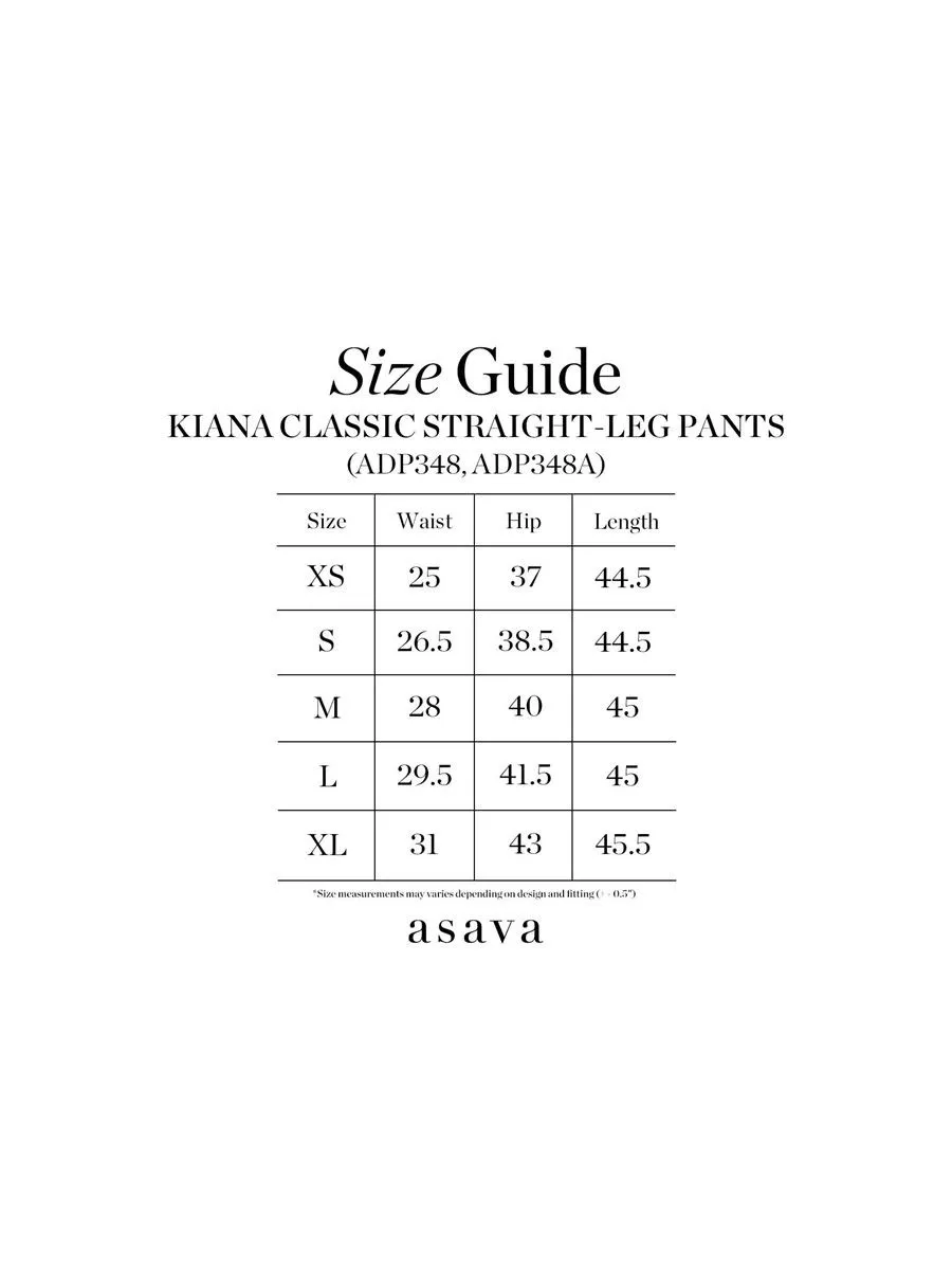 ASAVA ( SS24 )Kiana Classic Straight-Leg Women Pants Peach