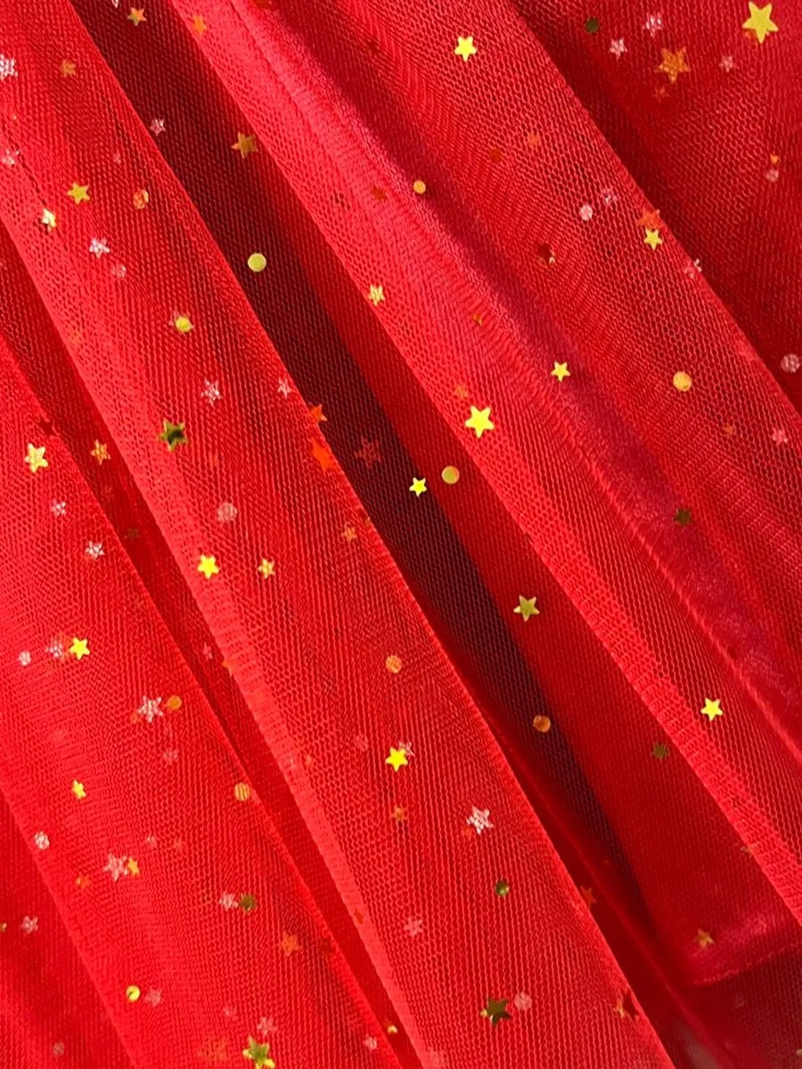 ICONIC WOMAN RED DRAGON SKIRT