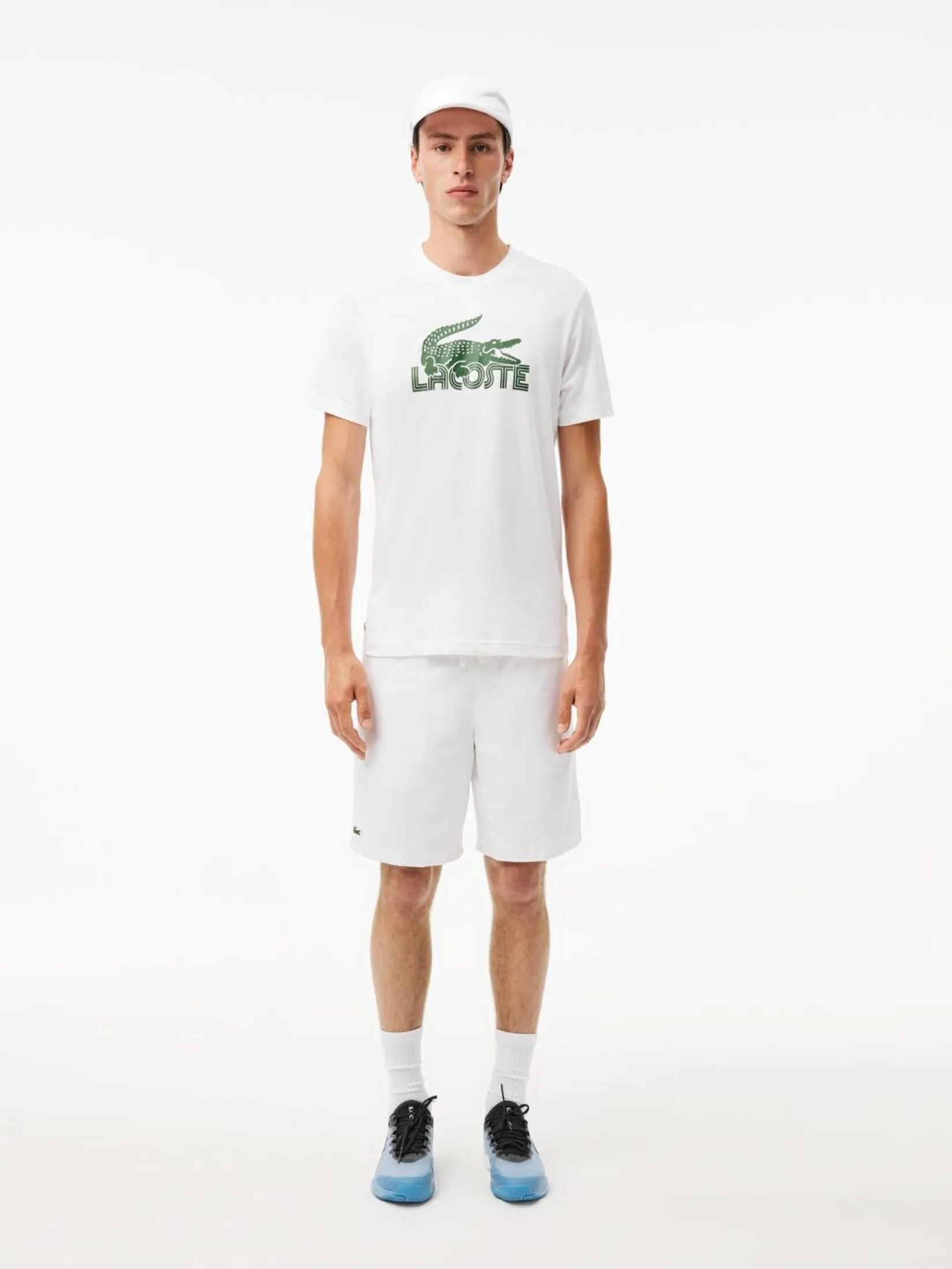 LACOSTE Ultra Dry Cotton Sport T-shirt White