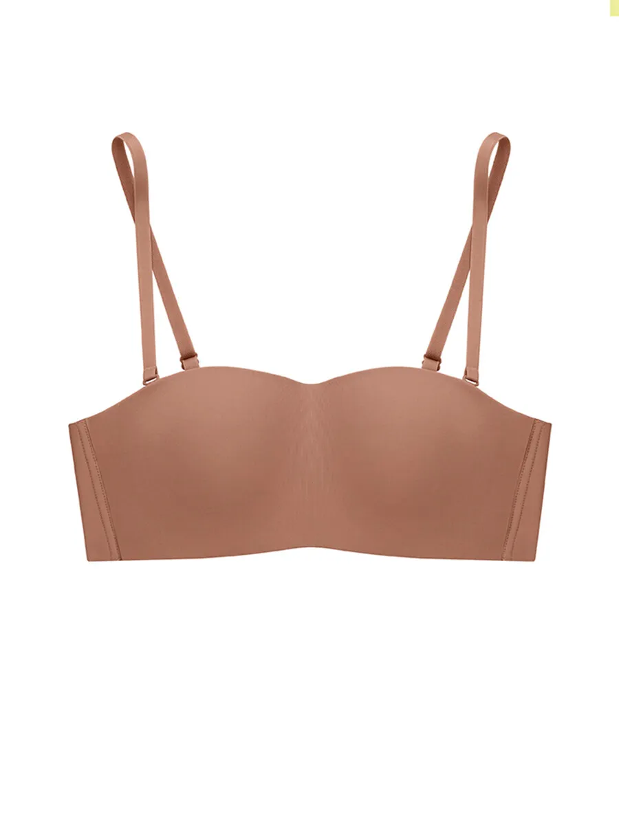 SABINA [ Pack 6 Piece ] Bra Seamless Fit Pretty Perfect Collection - Tan